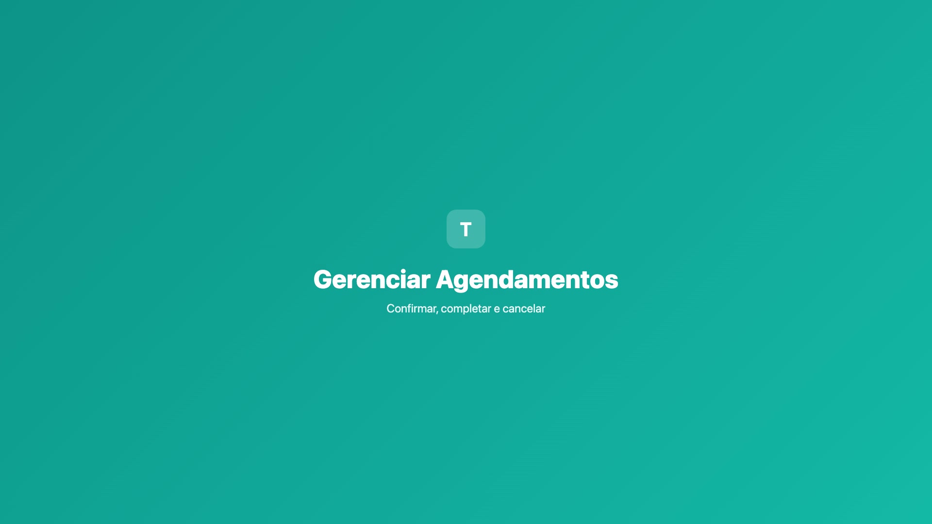 Gerenciar Agendamentos
